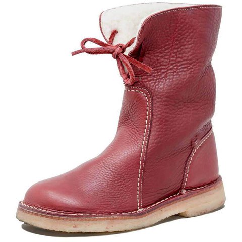 women snow boots flats winter shoes woman casual vintage sapato